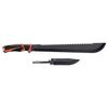 Elk Ridge - Outdoors TREK Interchangeable Machete with Sawback and Fixed Blade Knife, Orange and Black TPR Handle, Full Tang Construction, Hunting, Camping, Survival - ER-TKXG001 view 2