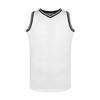 Blank Basketball Jersey Men's Mesh Athletic Sports Shirts Black Yellow White Blue Red S-3XLWhite,Medium view 2