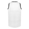 Blank Basketball Jersey Men's Mesh Athletic Sports Shirts Black Yellow White Blue Red S-3XLWhite,Medium view 3