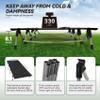 MARCHWAY Lightweight Folding Tent Camping Cot Bed with Lever Lock, Easy Setup Portable Compact for Outdoor Travel, Hunting, Hiking, Motorcycling, Support 330Lbs (Black) view 3