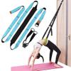 Yoga Fitness Stretching Strap, Adjustable Back Bend Stretch Band Belt, Dance Lower Waist Training Rope Flexibility Stretching Strap Tensile Trainer, for Rehab Pilates Dance Splits Girl Women (Blue) view 1