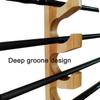 Ruisheng AT Wall Mounted Fishing Rod Holder 10-Position Fishing Rod Storage Rack Wall Fishing Pole Holder view 4