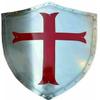 ARTIZANSTORE Medieval Templar Armor Shield Crusader Warrior Protector Role Play Shield view 1