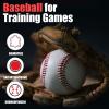 Baisidiwei 12 Pack Standard Size Adult Baseballs Unmarked & Leather Covered Training Ball Practice Baseball for Youth view 4