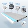 KingChii CertiPUR-US Memory Foam Camping Mattress, Portable Roll Up Travel Car Camping Mattress Sleeping Pad & Floor Mattress, Cot Mattress Guest Bed for Sleepover with Waterproof Cover & Travel Bag view 3
