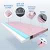 KingChii CertiPUR-US Memory Foam Camping Mattress, Portable Roll Up Travel & Car Camping Sleeping Pad & Floor Mattress with Waterproof Cover & Travel Bag view 3