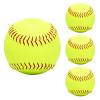 Baisidiwei Practice Softballs - 12 Inch Fastpitch Softballs, Official Size and WeightSoft Toss, Batting, Fielding, Hitting, Pitching view 1