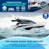 Premium Nylon Boat Dock Lines & Ropes for Docking & Pontoon | Double Braided Marine Rope | Boat Ropes for Docking with Loop | UV & Saltwater Resistant Dock Rope (Deep Sea Blue, 5/8 x 25) view 3
