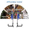 wzfdm 2 Pack Tree Climbing Gears, Adjustable Tree Climbing Spikes with Harness Belt and Non-Slip Pedal, 304 Stainless Steel Tree Climbing Tool for Picking Fruit, Outdoor Sports. view 2