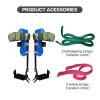 wzfdm 304 Stainless Steel Tree Climbing Tool, Tree Climbing Spike Set with Safety Belt, for Cutting Tree and Hunting Fruit Picking view 2