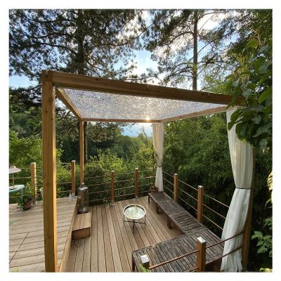 AYLYHD Camo Netting Woodland Camouflage Net Army Blinds Nets for Decoration Camping Theme Party Military Hunting Shooting Sunscreen Sunshade Nets (Color : White, Size : 4x9m/13.12x29.52ft)