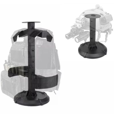 Tactical Gear Butler 2.0 Display Stand Tactical Vest Helmet Mount (Black)