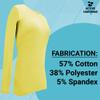 ACTIVE UNIFORMS Women's Under Scrub Tee Crew Neck Long Sleeve T-Shirt 2- Pack (Green, XX-Small) view 3