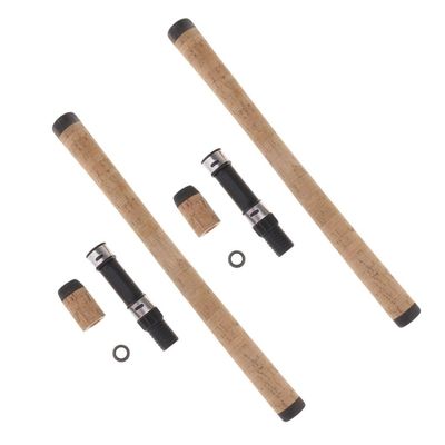2X DIY Fishing Rod Construction Or Repair of A Long Cork Handle Made of Composite Material
