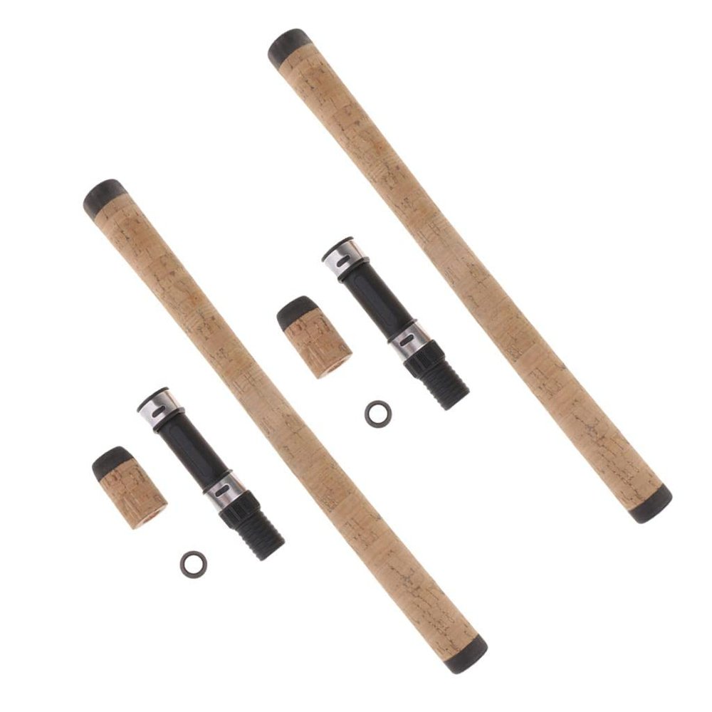 2X DIY Fishing Rod Construction Or Repair of A Long Cork Handle Made of Composite Material
