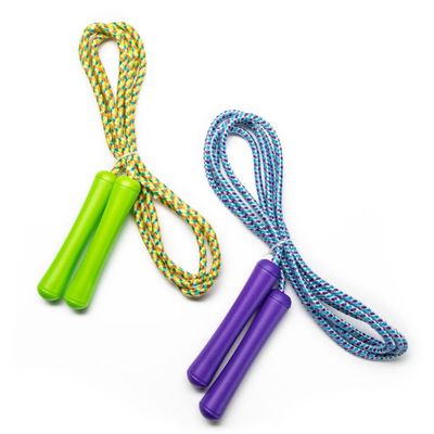 2 Pack Skipping Rope for Women, Fitness Jump Rope for Kids and Adults, Vibrant Jump Ropes for Kids for Health and Fitness - Jump Ropes for Women for Good Cardio Exercise, 7 Feet Long