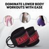 BeSAVAGE - Exercise Machine Attachments for Glute Workouts, Kickbacks, Hip Abductors, Leg Extensions, Ankle Straps for Cable Machines, Workout Cuff Attachments for Home & Gym view 3