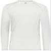 Augusta Sportswear Super Soft-Spun Poly Long Sleeve Tee White 2XL view 2