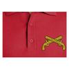 ALLNTRENDS Men's Polo T Shirt Military Police US Embroidery Shirt (2XL, Red) view 4
