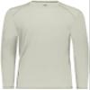 Augusta Sportswear Super Soft-Spun Poly Long Sleeve Tee Oyster 2XL view 2
