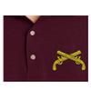 ALLNTRENDS Men's Polo T Shirt Military Police US Embroidery Shirt (L, Maroon) view 4