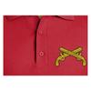 ALLNTRENDS Men's Polo T Shirt Military Police US Embroidery Shirt (S, Red) view 4