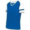 Augusta Sportswear Women's Fanatic 2.0 Tee, Royal/White, XS view 1