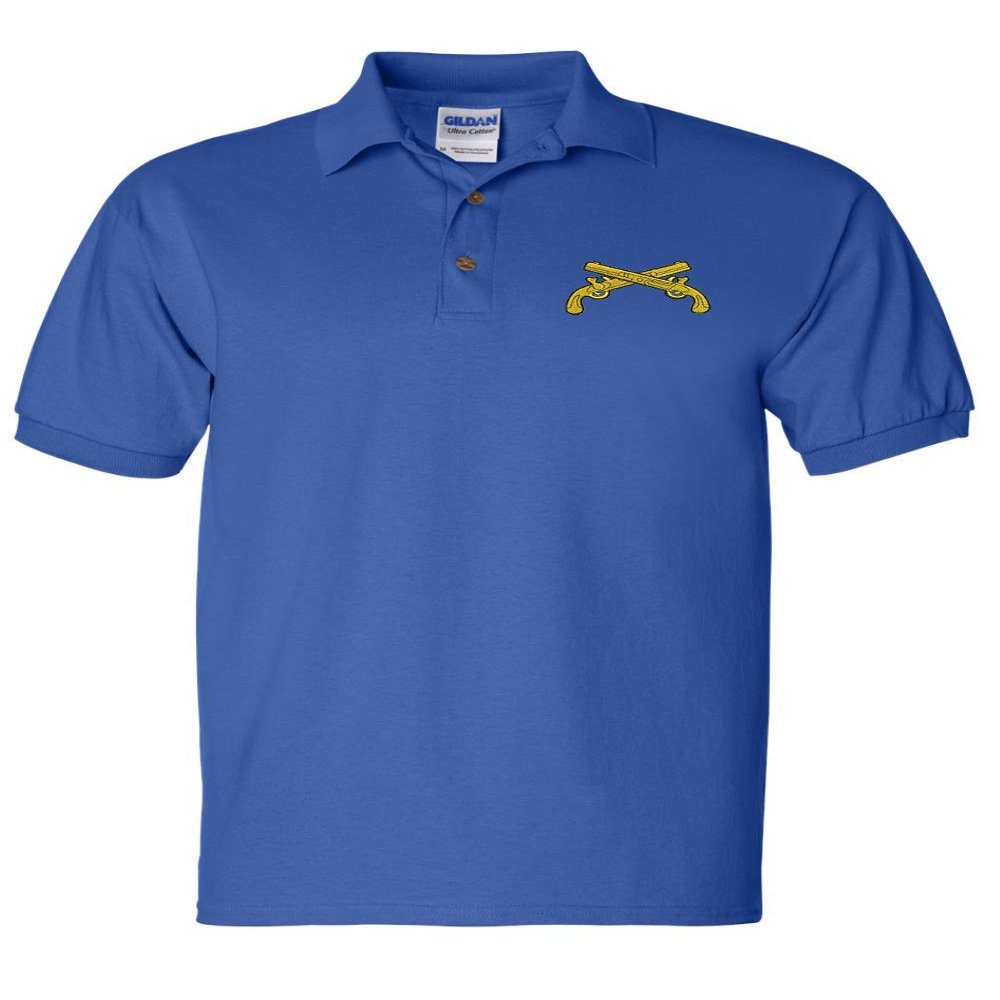 ALLNTRENDS Men's Polo T Shirt Military Police US Embroidery Shirt (2XL, Royal Blue)