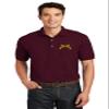 ALLNTRENDS Men's Polo T Shirt Military Police US Embroidery Shirt (S, Maroon) view 2