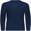 Augusta Sportswear Super Soft-Spun Poly Long Sleeve Tee Navy XL view 2