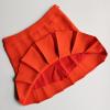 TONCHENGSD Women's High Waist Pleated Mini Skirt Skater Tennis Skirt (Orange, XL) view 3