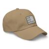 IDK IDC IDGAF Hat (Embroidered Dad Cap) Khaki view 2