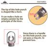 CAMPINGMOON Extension Pole Rod for Camping Lantern with Hole Punch for Empty Canister Z12/Z14 (Hole Punch + Extension Pole Rod (Z12/Z14)) view 3
