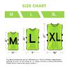 MCLAOSI Number Print Team Practice Vests Pinnies Jerseys for Kids Youth Sports Basketball, Soccer, Football 6-12 Packs view 4