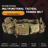 YAKEDA 5 in 1 Tactical Battle Belts for Law Enforcement Modular Heavy Equipment Police Duty Utility Belt with Pouches (CP) view 2