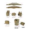 YAKEDA 5 in 1 Tactical Battle Belts for Law Enforcement Modular Heavy Equipment Police Duty Utility Belt with Pouches (CP) view 3