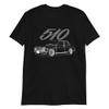 1971 Datsun 510 Collector Car JDM Custom Line Art Short-Sleeve Unisex T-Shirt Black