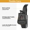 Glock 19/17/19X/23/32/45/44 Duty Holster - Level Retention, Thumb Release, 60 Adjustable, OWB Paddle view 4