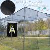 Baseball Backstop 4ft x 6ft Batting Cage Target Backdrop with Strike Zone for Baseball Softball Pitching Target Net Training Practice Tool (4ft x 6ft-Catcher) view 3