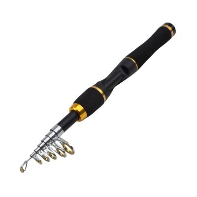 jinyi2016SHOP Fishing Poles Fishing Rod 1.65m Spinning Rod Closure 37cm Portable Travel Pocket Carbon Fishing Rod Multifunction Pole can Choose Reel Set Pen Fishing Rod (Color : White)