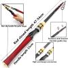 jinyi2016SHOP Fishing Poles Fishing Pole Carbon Lure Rod Fast Spinning Casting Rod Portable Telescopic Fishing Rod Pole Fishing Tackle Pen Fishing Rod (Color : White, Length : 1.8 m) view 4