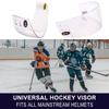 GY V300 Hockey Visor Ice Hockey Half Shield Visor Hockey Helmet Shield Clear Universal/CE Certified/Inside Anti-Fog/Anti-Scratch Outside view 3