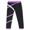 easyforever Kids Figure Skating Practice Pants Girl's Ice Skating Tights Leggings Training Competition Pants Purple 10 Years view 3