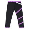 easyforever Kids Figure Skating Practice Pants Girl's Ice Skating Tights Leggings Training Competition Pants Purple 10 Years view 4
