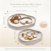 AISBUGUR Jewelry Dish Set of 2, Large Jewelry Tray for More Jewelry Ring Dish Jewelry Bowl with Beautiful Package and Greeting Card Perfect for Birthday Gifts for Women view 2