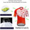 SGCIKER 2022 Men World Tour Team Bike Exchange Blue Cycling Jersey Set,Summer Short Sleeve Breathable Cycle Shirt MTB Bike Clothing (M) view 4