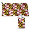 Augenstern 16x31.5in Quick Dry Sports Towel Maryland Flag Pride Portable Microfiber Beach Towel Lightweight Camping Towel view 1