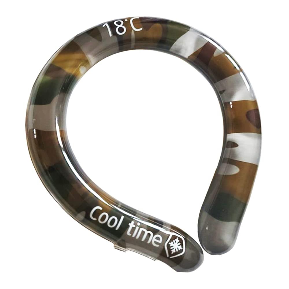 KOREAC Neck Cooling Tube - Gel Neck Wrap - Cylindrical Style - Camouflage - 6.5 x 6.2 inches - Long-lasting Cooling Comfort On-the-Go