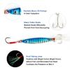 Spoons Fishing Lures Treble Hooks Salmon Bass Metal Fishing Lure Baits Kit with Tackle Box (Style B-5PCS) view 3