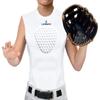 Londkaron Youth Elite Chest Protector Shirt, Padding on Chest for Baseball, Softball & Football (Medium, White) view 4